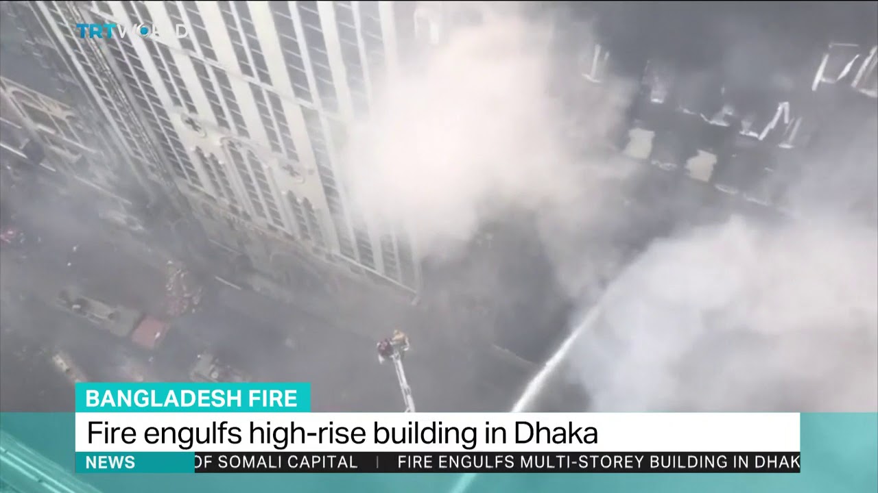 Bangladesh blaze highlights poor enforcement of safety regulations newspaper mockup