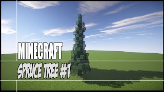 Minecraft Tutorial - Spruce Tree #1