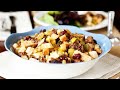 Cranberry Apple Sausage Stuffing &amp; How to Make Ahead for Thanksgiving!
