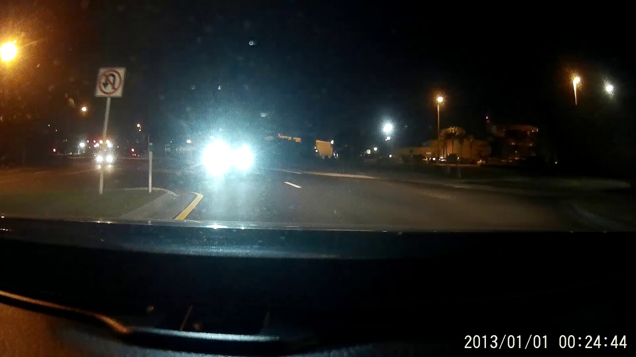 Car driving on the wrong side of the road - YouTube