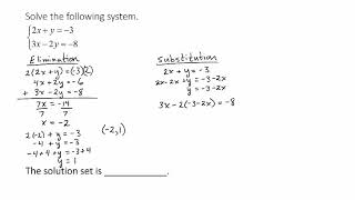 Review of Solving Linear Systems 13 5 5