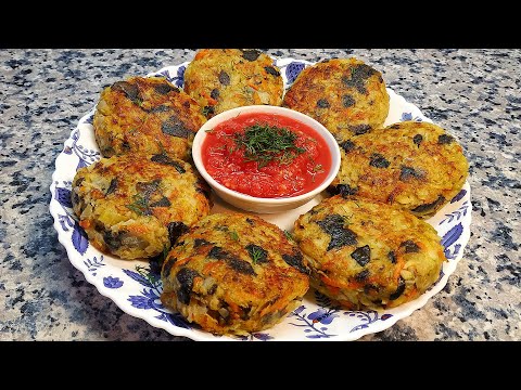 Биточки капустные с грибами 🌟 ПРОСТО И ОЧЕНЬ ВКУСНО! 🌟 Cabbage cutlets with mushrooms