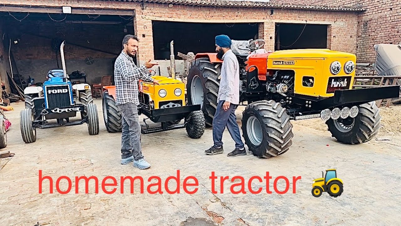 homemade￼ 2 mini tractor ready ￼ look awesome ￼