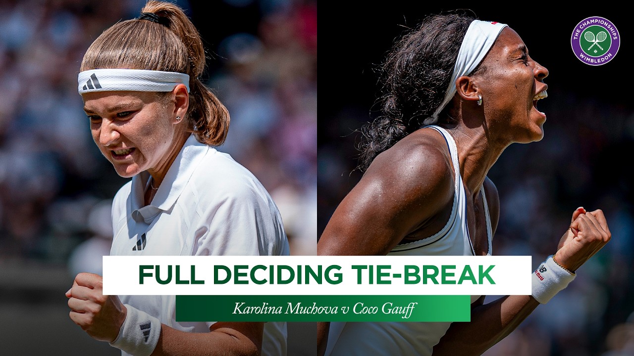 The most RIDICULOUS tie-break?! 🤯 | Karolina Muchova vs Coco Gauff | Full deciding tie-break