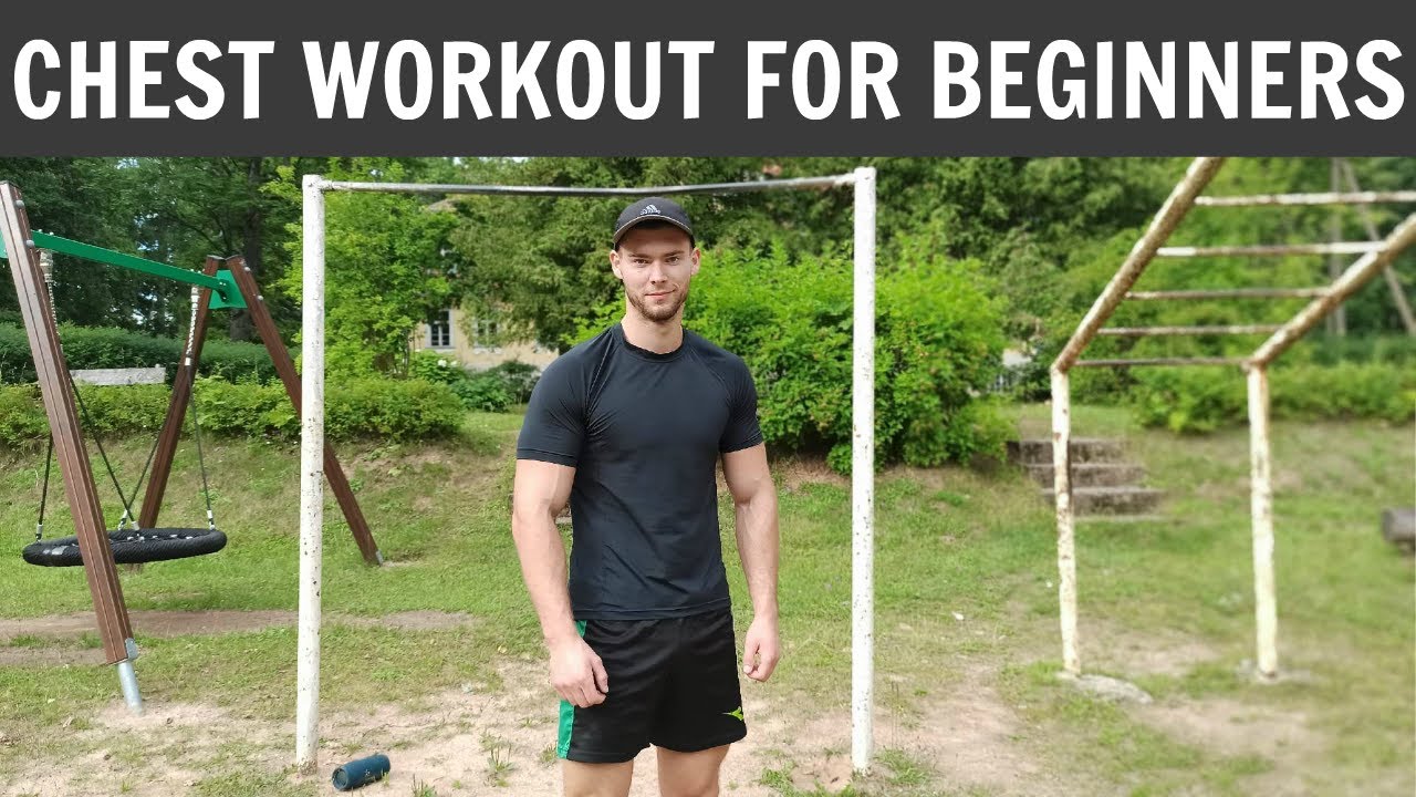 CHEST workout for Beginners (NO EQUIPMENT NEEDED) YouTube