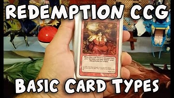 How to Play Redemption: Basic Card Types