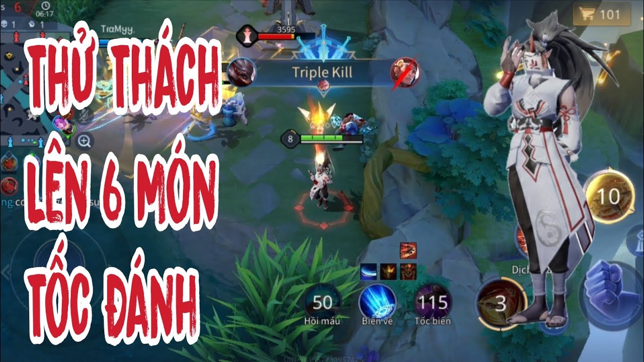 Thử thách lên 6 món tốc đánh cho Hayate part 4 | Minh Giàu