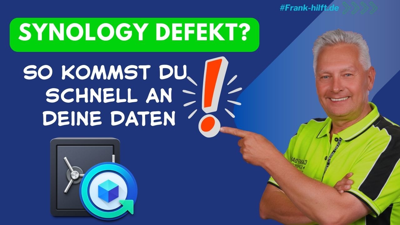 Synology defekt? So kommst du trotzdem an deine Hyper Backup-Daten