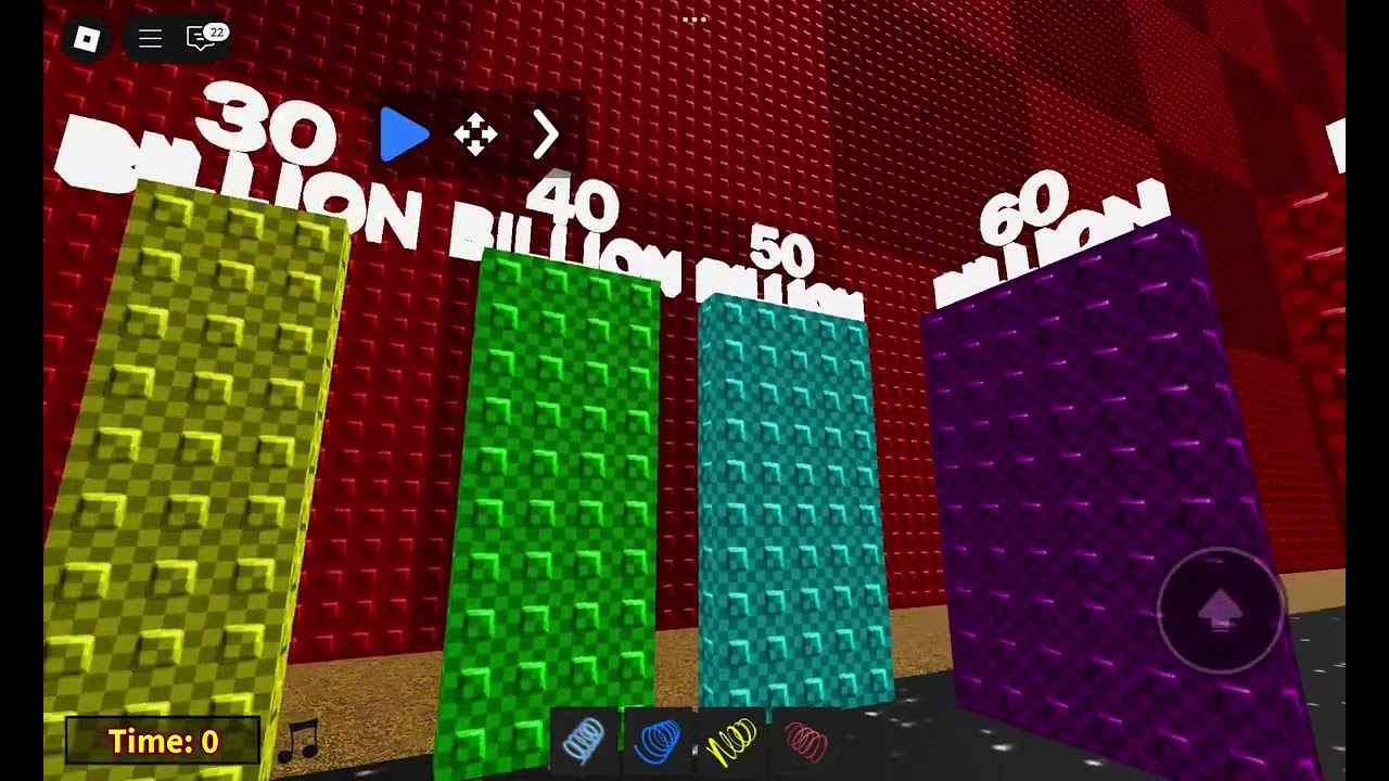 Numbersblocks to infinity