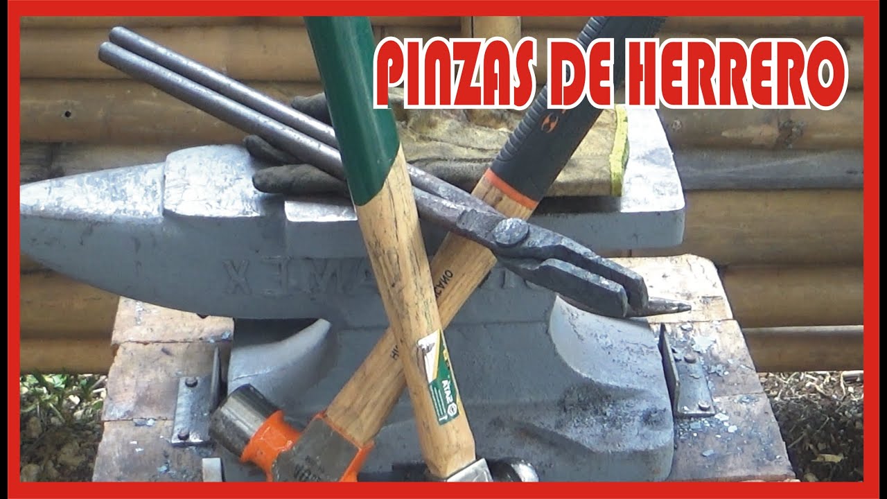 Pinza o tenaza para herrero muy fácil. Para iniciar la herrería - YouTube