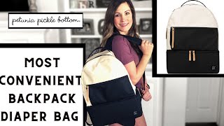 Petunia Pickle Bottom Axis Backpack Review | Backpack Diaper Bag / Inter-Mix System Deluxe Kit