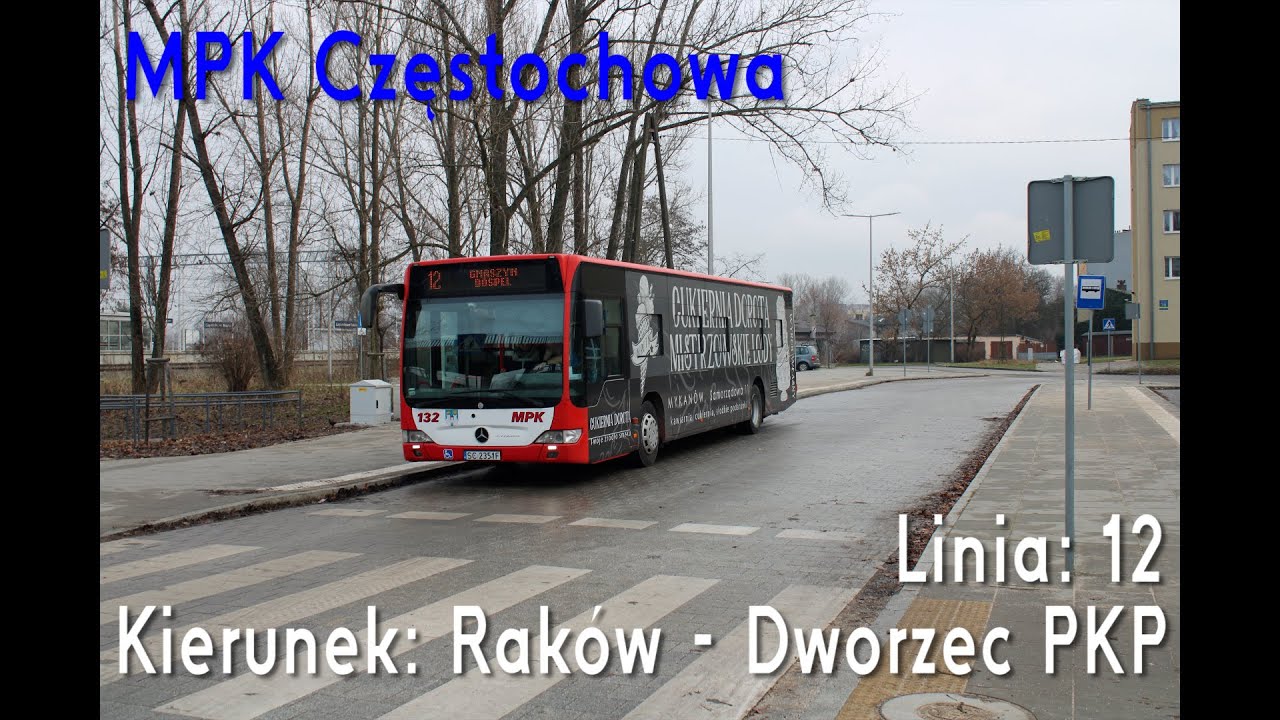 [🇵🇱PL] TIMELAPSE: MPK Częstochowa - Linia: [🚍12]