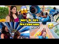 Most thrilling  adventure rides of wet n joy waterpark shridi  bindass kavya family picnic pt2