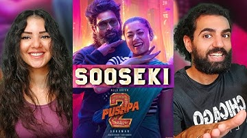 🇮🇳 Reacting to SOOSEKI Lyrical Video | Pushpa 2 The Rule | Allu Arjun | Rashmika | Shreya Ghoshal