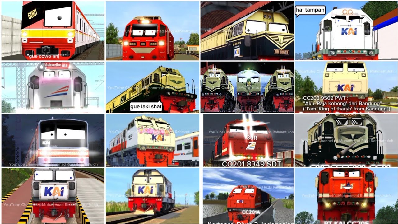 Сборник «Эволюция индонезийских железных дорог» [Daop 1 - Daop 9 || Участок 1 – Участок 4]