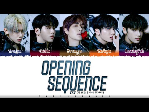 Txt - 'Opening Sequence' Lyrics