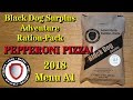 MRE Pizza in the 2018 Black Dog Surplus Adventure Ration-Pack