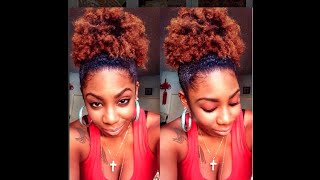 Natural Hair | High Puff Tutorial