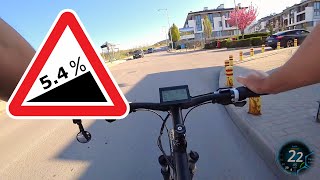 Bafang 500W uphill [throttle only vs pedal assist]