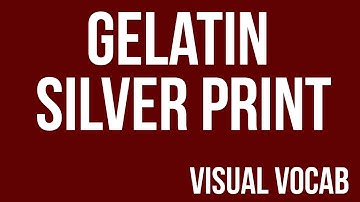 Gelatin Silver Print defined - From Goodbye-Art Academy