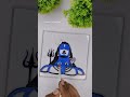Mahadev Glass painting 🎨🖌️ #shorts