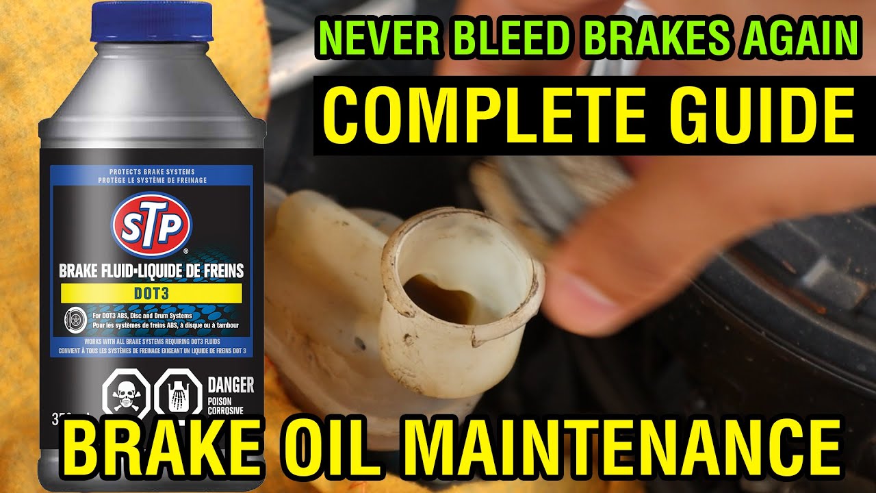 Brake Oil Maintenance Guide (Never Bleed Your Brakes Again) YouTube