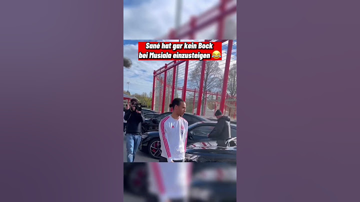 Sané hat gar kein Bock bei Musiala einzusteigen 😂