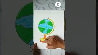 كيفية رسم الكرة الأرضية
