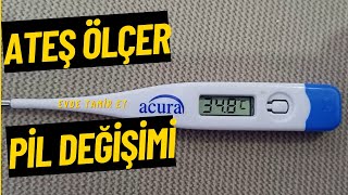 Ateş Ölçer Pil Değişimi | Acura | Evde Tamir Et