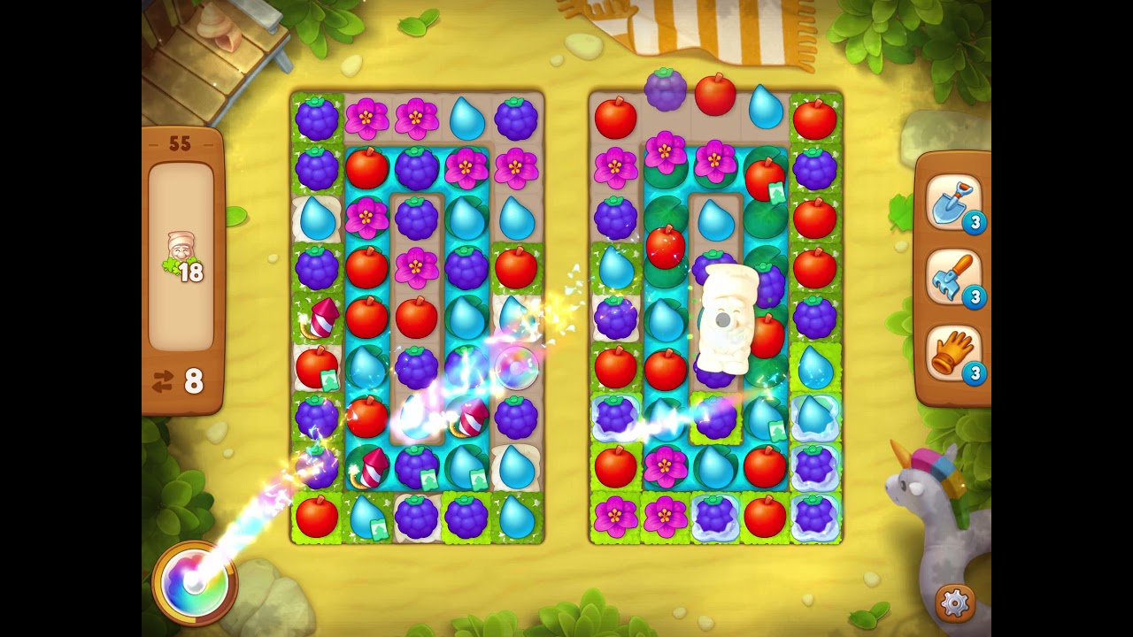 GardenScapes Level 55 no boosters