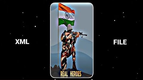 India Army Alightmotion Xml 📁| HappyIndependence Day 🇮🇳Xml | New Trending Xml🔥 |XML Fil |#indianarmy