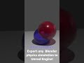 New UE Tutorial! Export any physics simulation to UE4/UE5 #Shorts