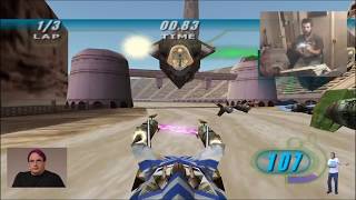 DS4Windows - Star Wars Episode 1: Racer - 360 Gyro Steering Wheel