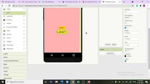 MIT App inventor Hello World program