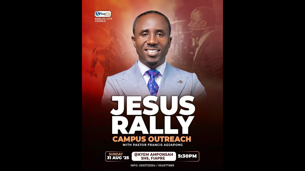 JESUS RALLY CAMPUS OUTREACH 31ST, AUGUST 2025 - YouTube