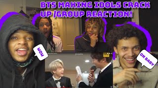 BTS Making Idols Crack Up \/GROUP REACTION!