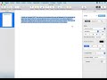 Justifier un texte sur pages  macbook