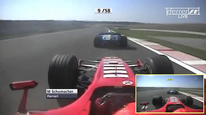 On Board F1 2006 Michael Schumacher vs Alonso Ista...
