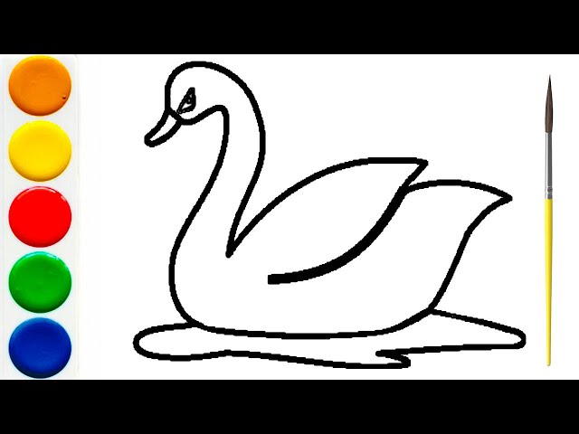 Как нарисовать лебедя?