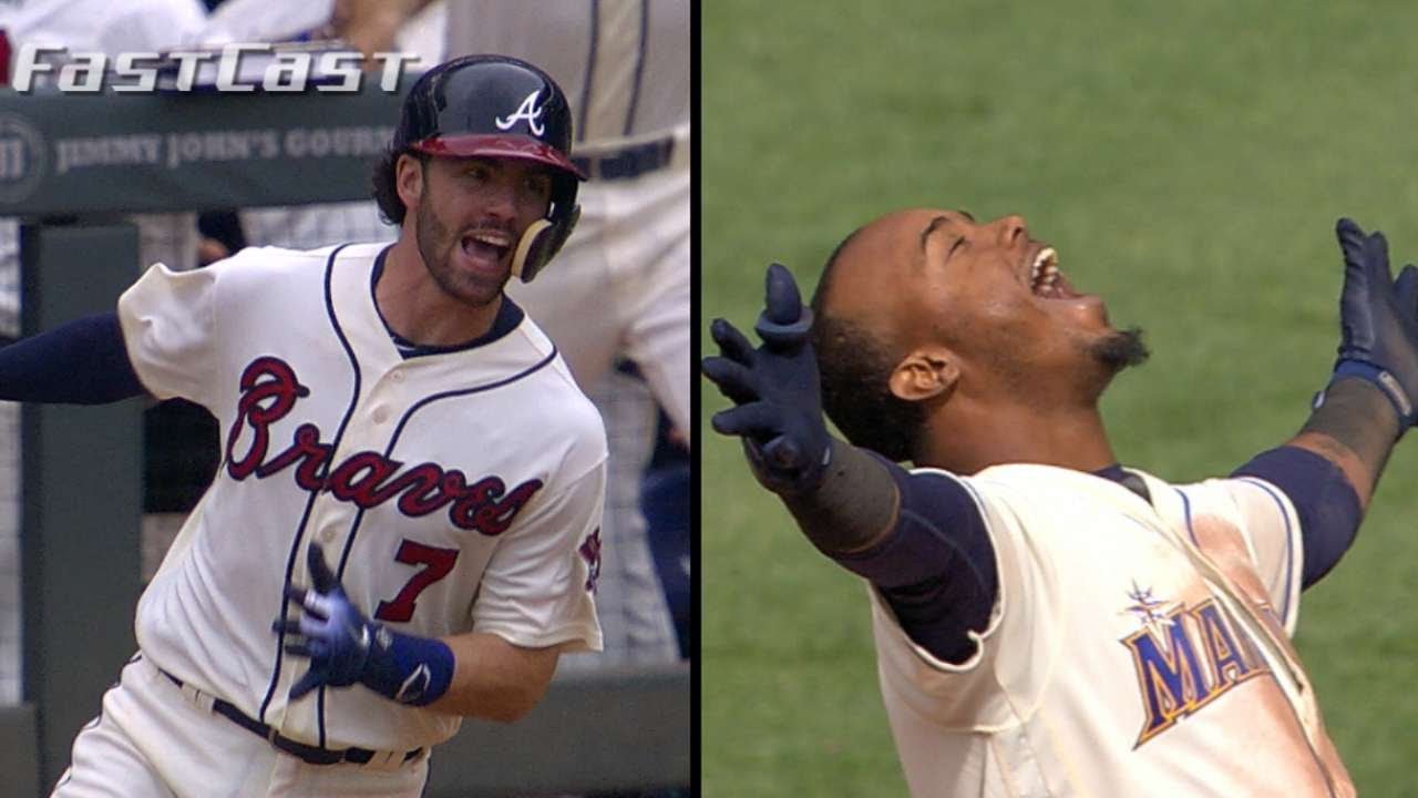 FastCast Braves, Mariners stun late 5/20/18 YouTube