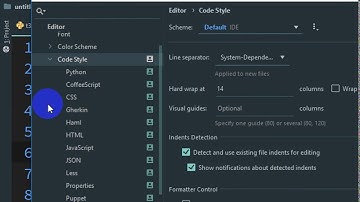 How to set the maximum line length in PyCharm