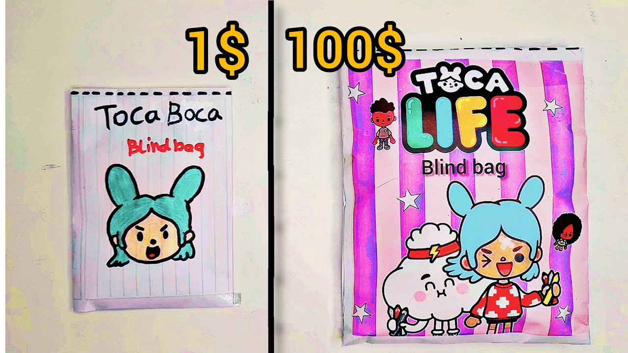 $1 blind bag for $100! | Toca Boca ASMR Version | Toka Life blind bag