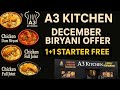 🔥👉🍗😋1+1Starter Free Offer|Best Biryani in Vijayawada | A3 Kitchen Family Restaurant Must Try 😋 👌🔥