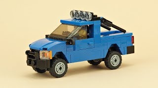 LEGO Offroad Pickup Truck MOC Building Instructions
