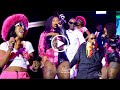 Winnie Nwagi, Feffe Busi, Vinka & the Mith share vibes on stage at Feffe Busi Hip Hop Ku Nalubaale