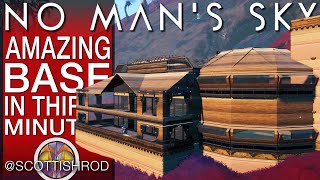 Amazing Base In Thirty Minutes - How to Build in No Man's Update 2024 Tutorial - NMS Scottish Rod