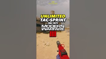 MW3 - Unlimited Tactical Sprint