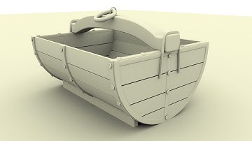How to model a wooden carrier or Bucket in Autodesk Maya.