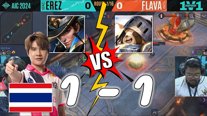 ROV : ศึกทัวร์นาเมนต์ 1v1 | ไทยBAC Erez 🆚 OM Flava