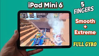 IPAD Mini 6 Pubg Test New Update  [ 5 Finger + Full Gyro Heat And Lags Pubg Test